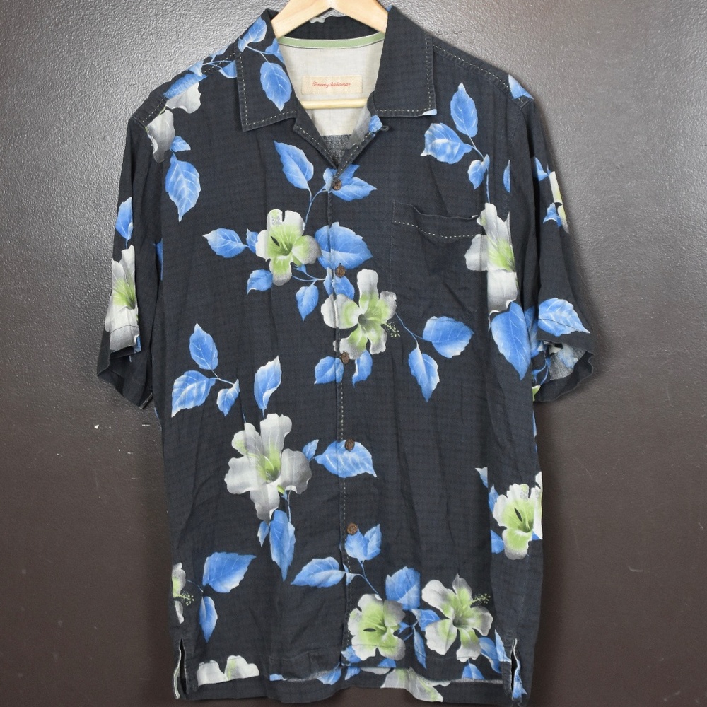 Men's TOMMY BAHAMA Silk Camp Shirt